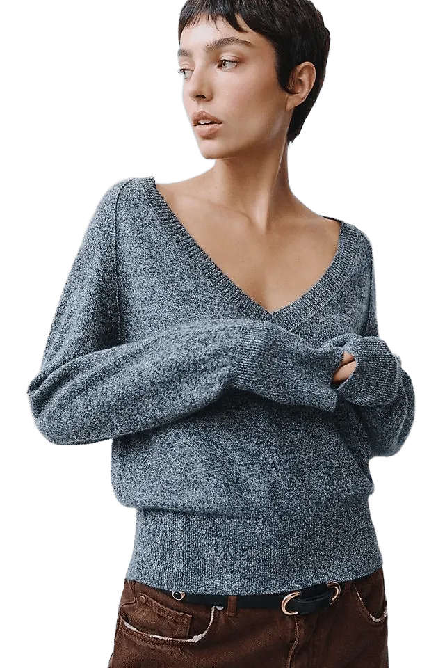 Maeve 100% Cashmere V-Neck Sweater