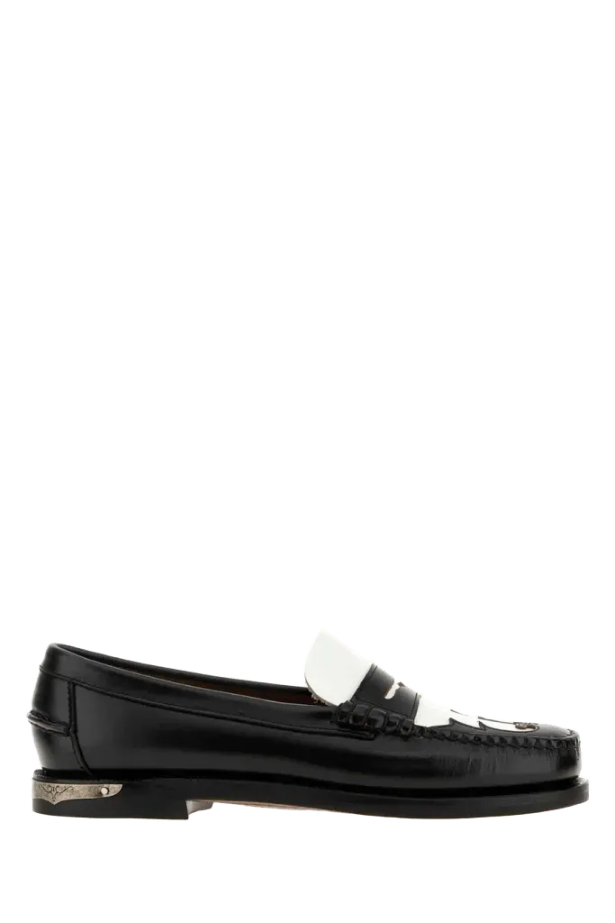 Sebago Leather Penny Loafer — Black