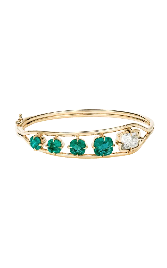 18k Yellow Gold Ita Bangle