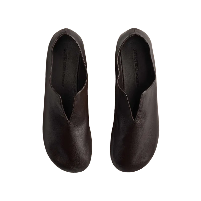 Women's Napa Leather Babouche - Pony
