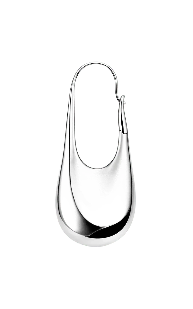 Doris Sterling Silver Single Earring Large