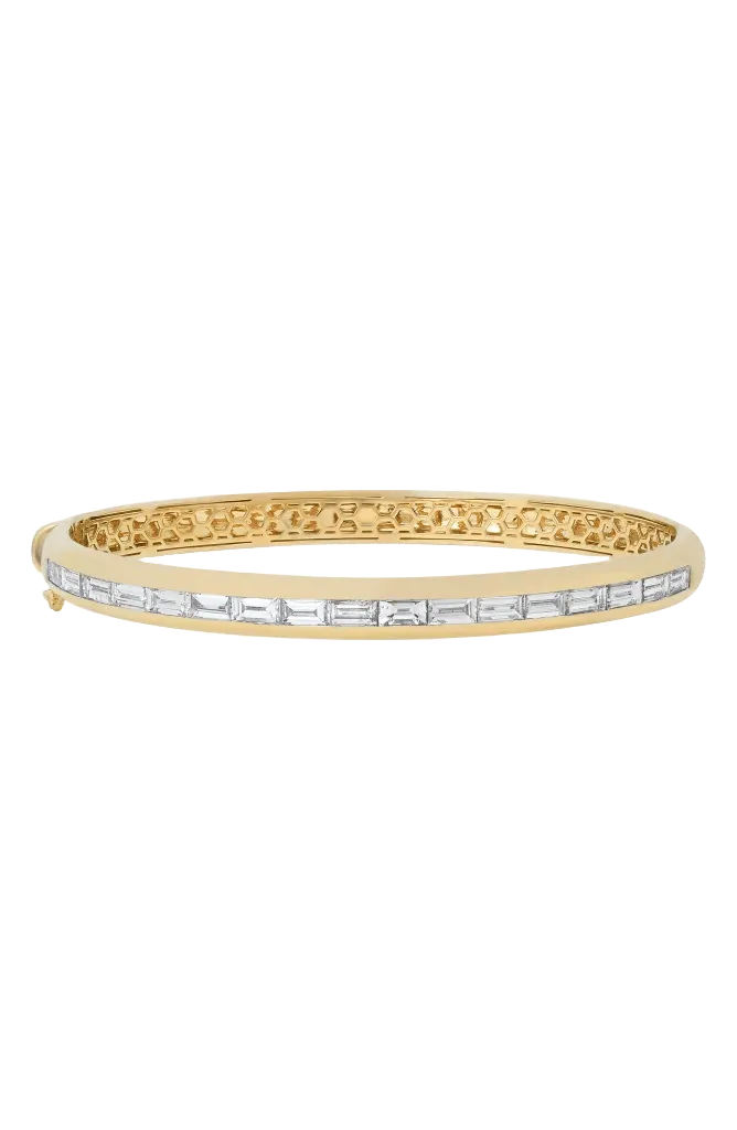 Papua 18k Gold Diamond Bangle