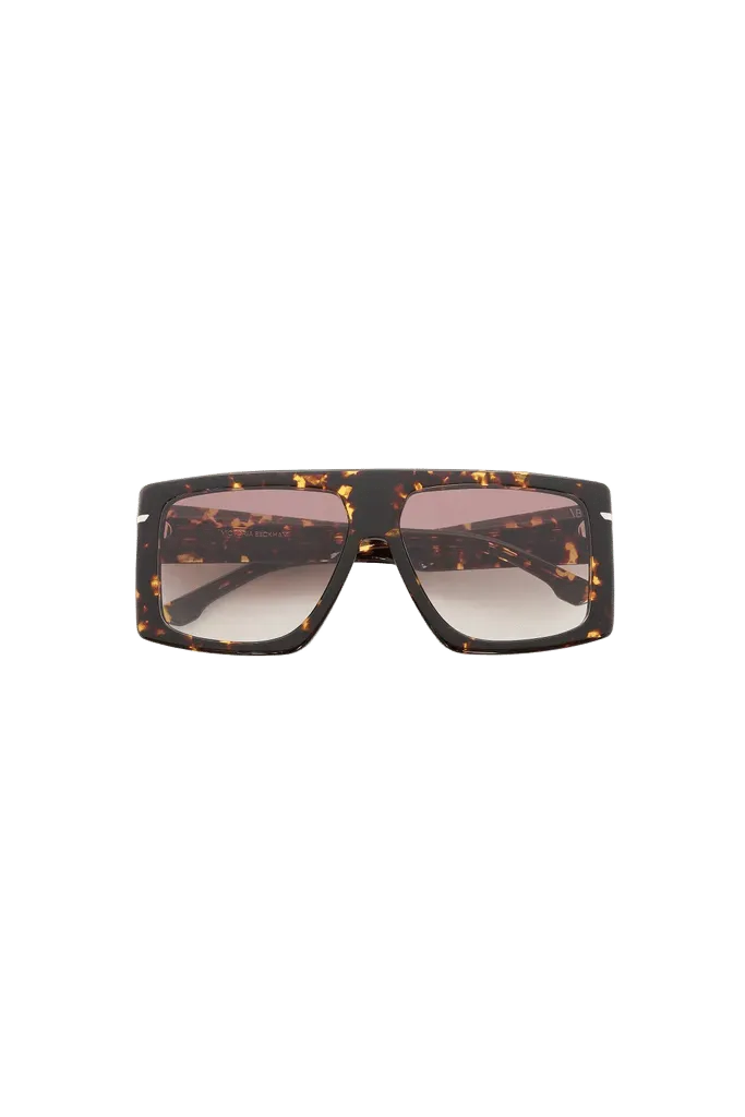 Oversized Flat Top Frame In Havana