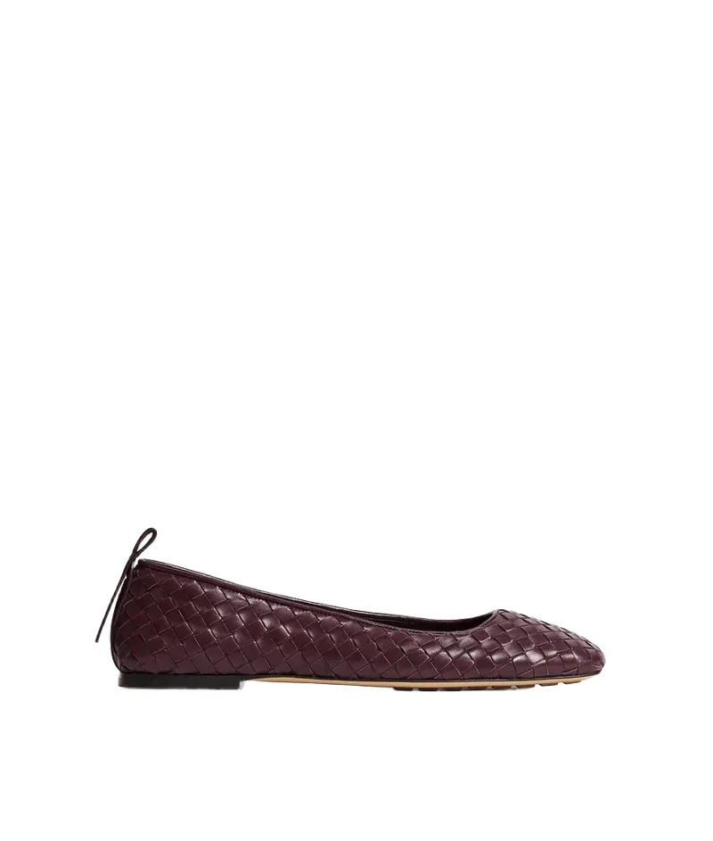Women's Charlotte Ballerina in Deep mahogany