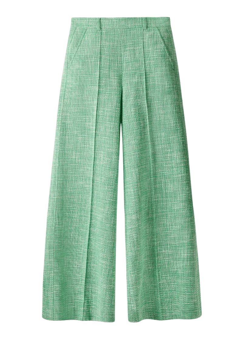 Wide-Leg Pant Italian Tweed