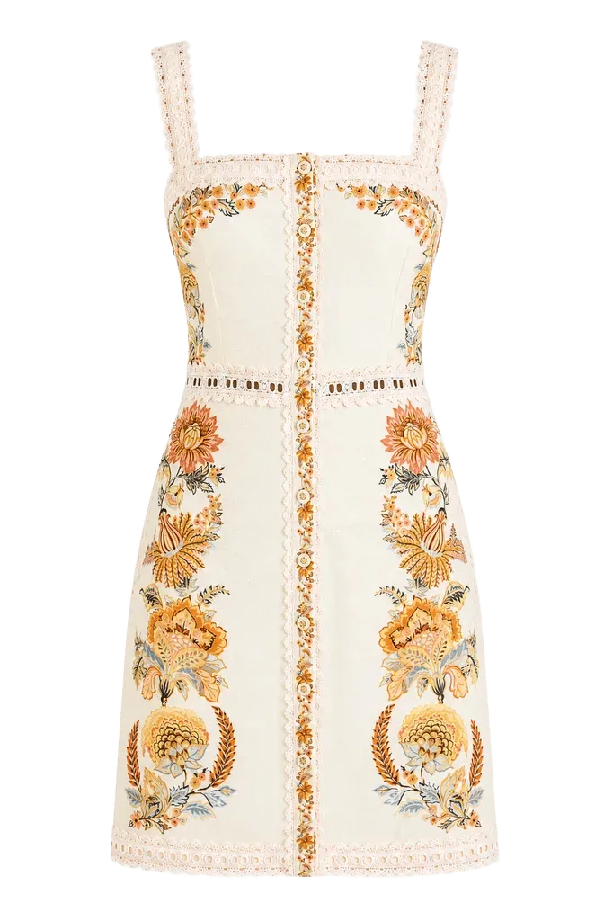 Ligia Light Pink Sleeveless Mini Dress