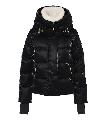 Naia hooded down ski jacket
