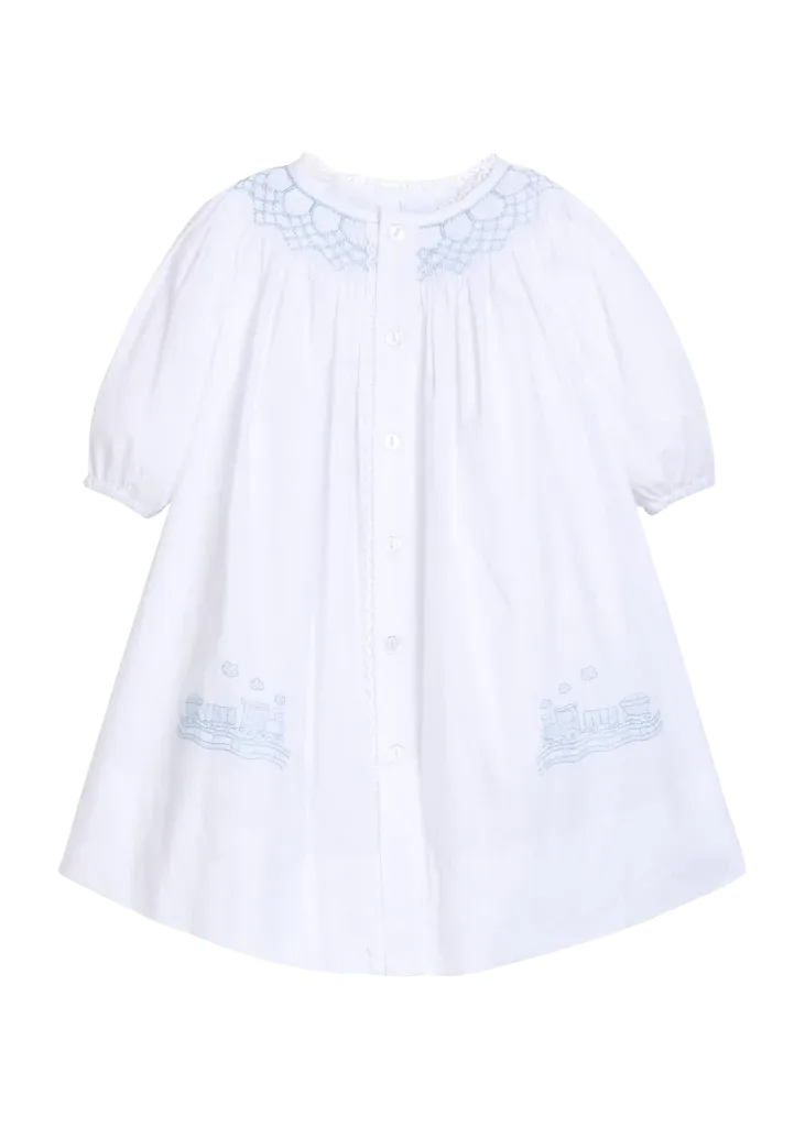 Smocked Heirloom Gown - Trains