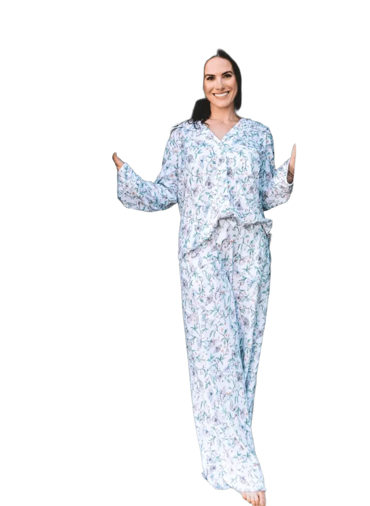 Women's Parker Pajama Set - Botanical Whisper