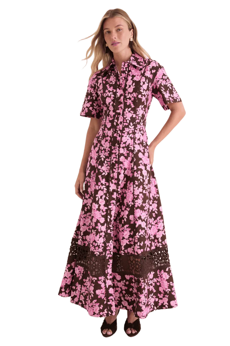 Sherbert Bloom Taliah Shirt Dress