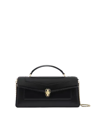 Serpenti Forever leather top-handle bag