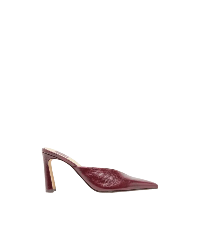 KENTIN HEELS CRANBERRY LEATHER