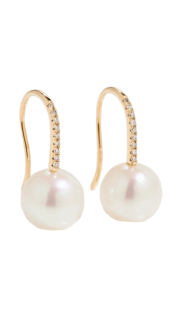 Pearl Ball Drop Earrings