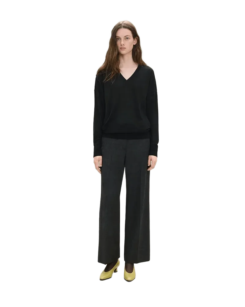 Classic Straight Pant in Sleek Flannel