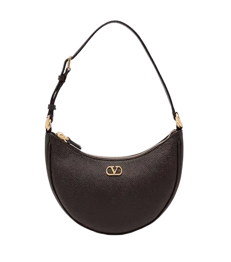 VLogo Mini leather shoulder bag
