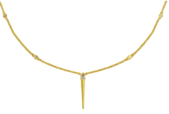 Natural Color Apex Pendant Necklace .45ct