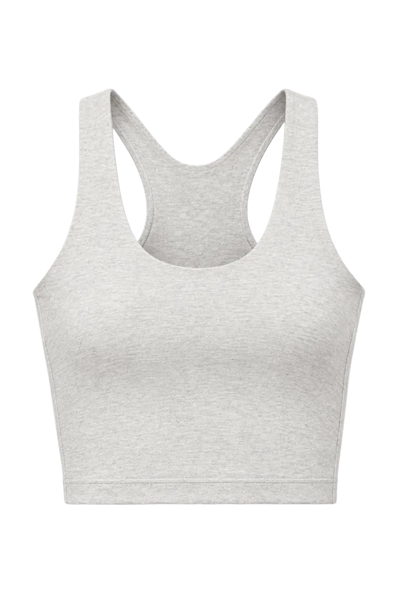 Organic Stretch Crop Racer Tank