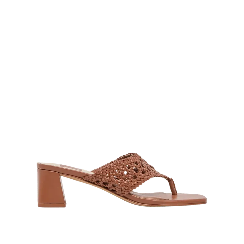 Barlo Heels Cognac Woven Stella