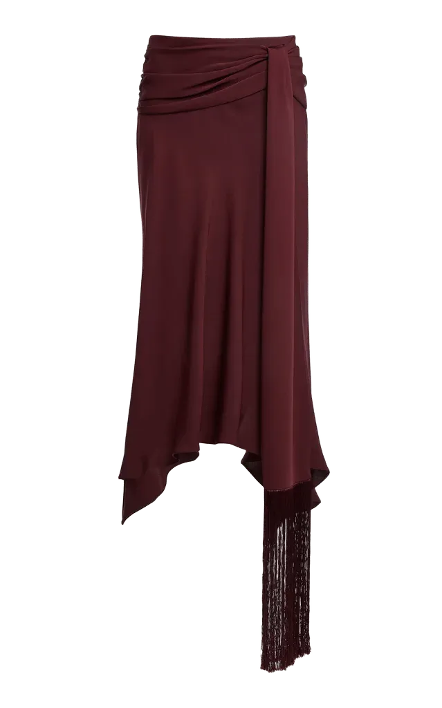 Asymmetrical Cady Midi Skirt