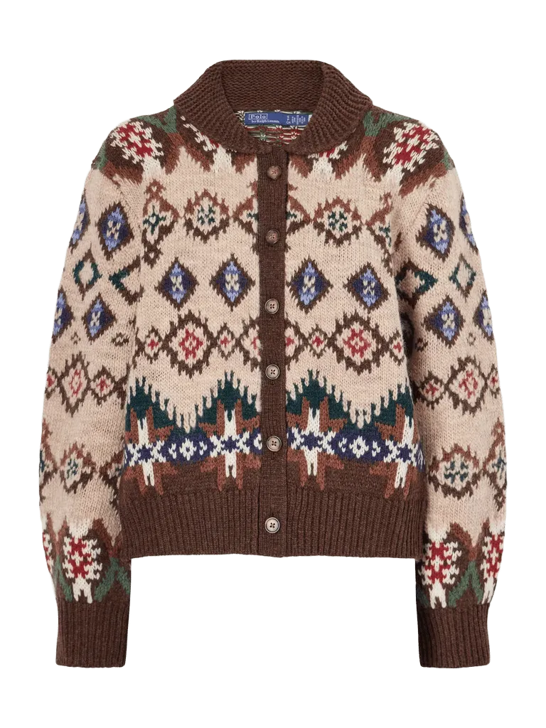 Fair Isle wool and cashmere-blend jacquard cardigan