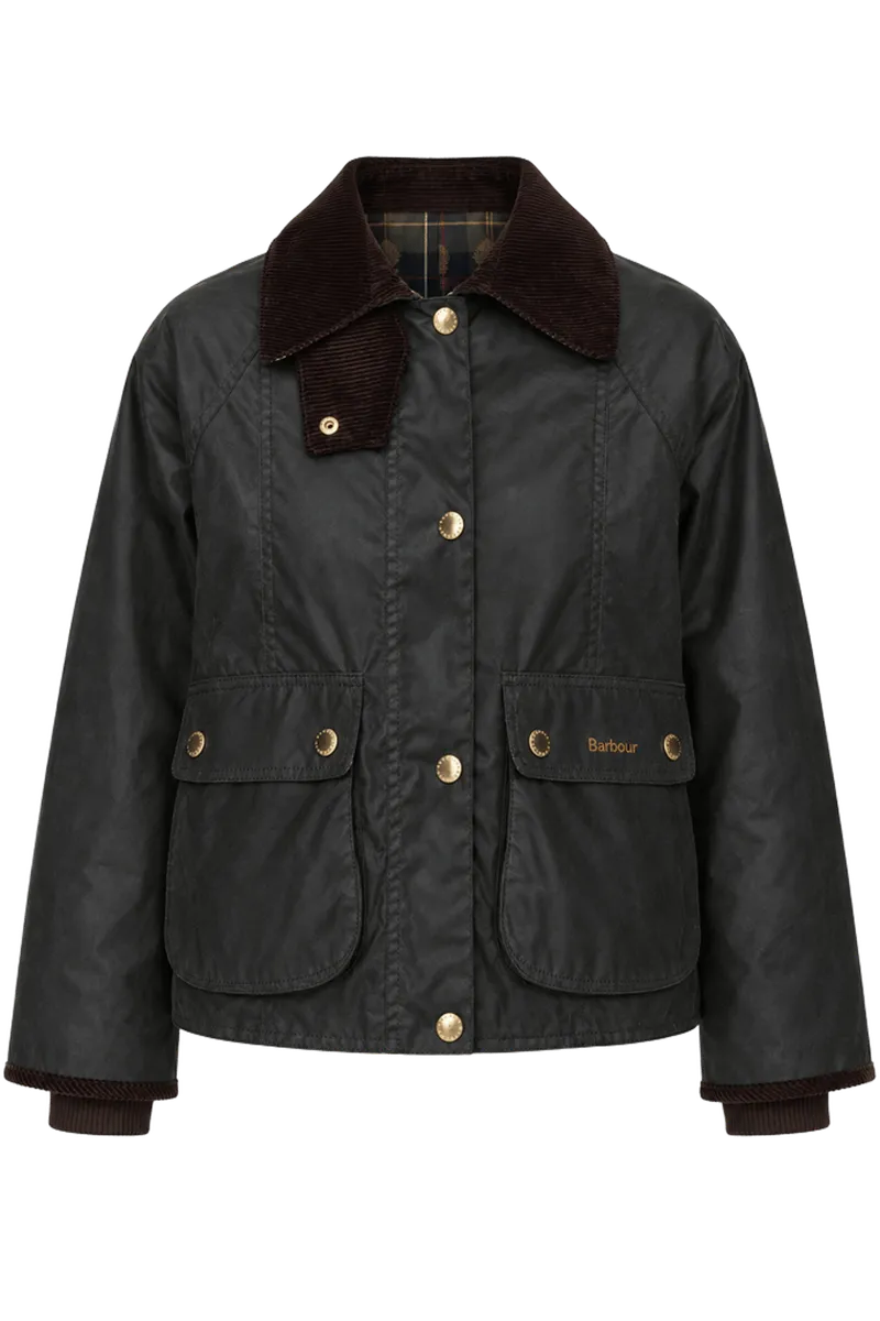 Barbour 100% Cotton Cropped Beadnell Jacket