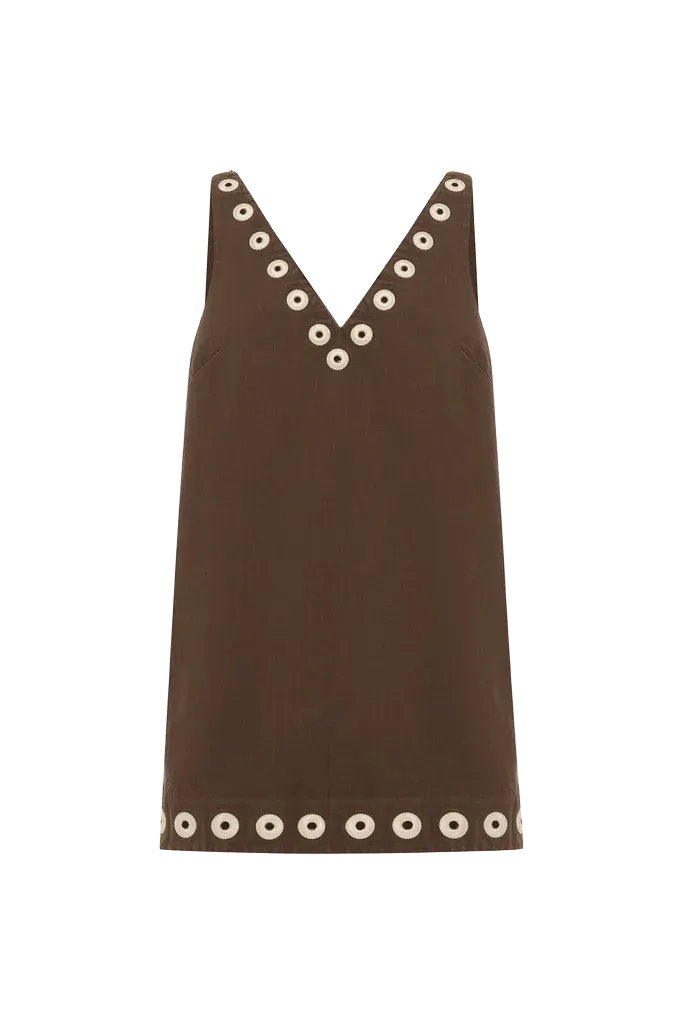 TOBE DENIM MINI DRESS