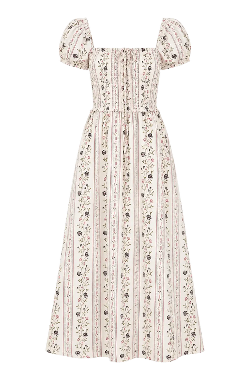 Thyme Floral Aster Nap Dress
