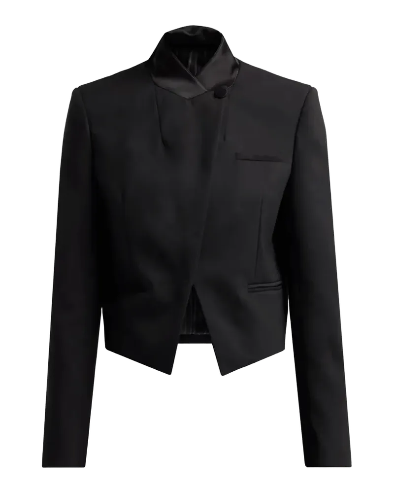 Julie Asymmetric Cropped Blazer