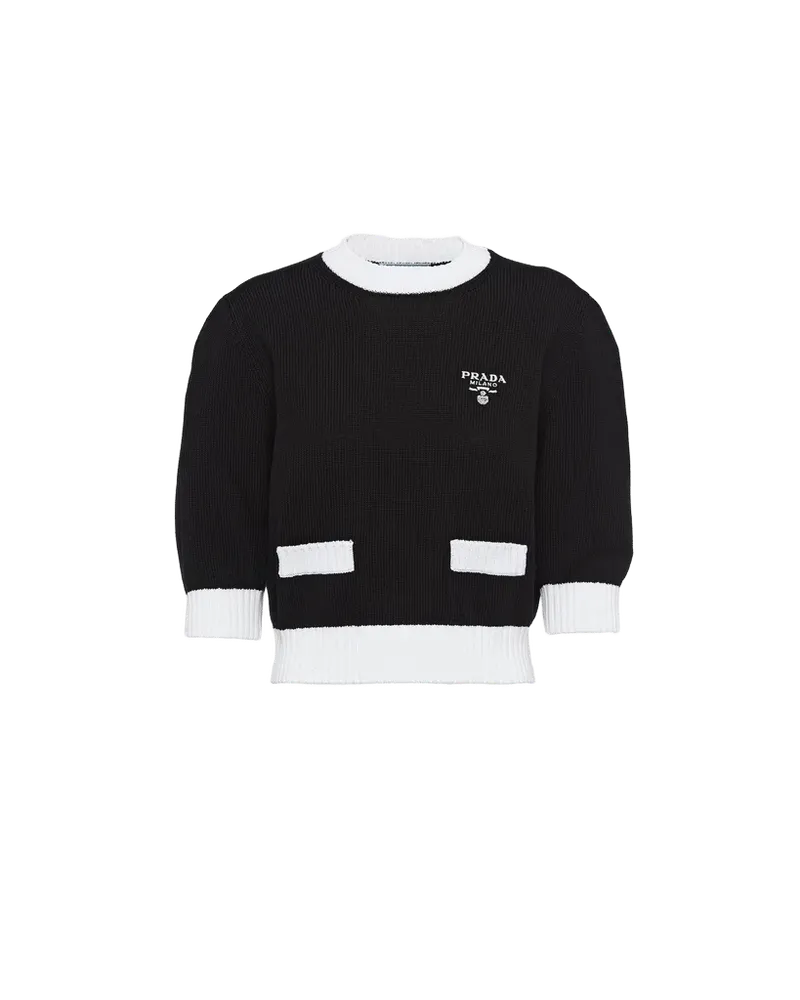 Cotton crew-neck sweater