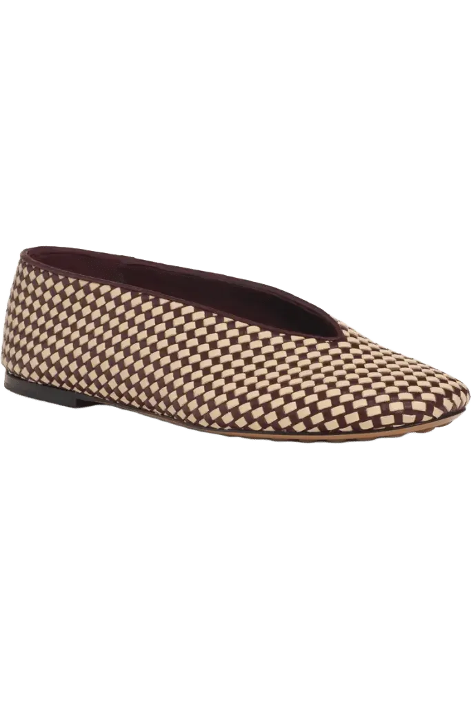 Lagoon Intrecciato Ballet Flat