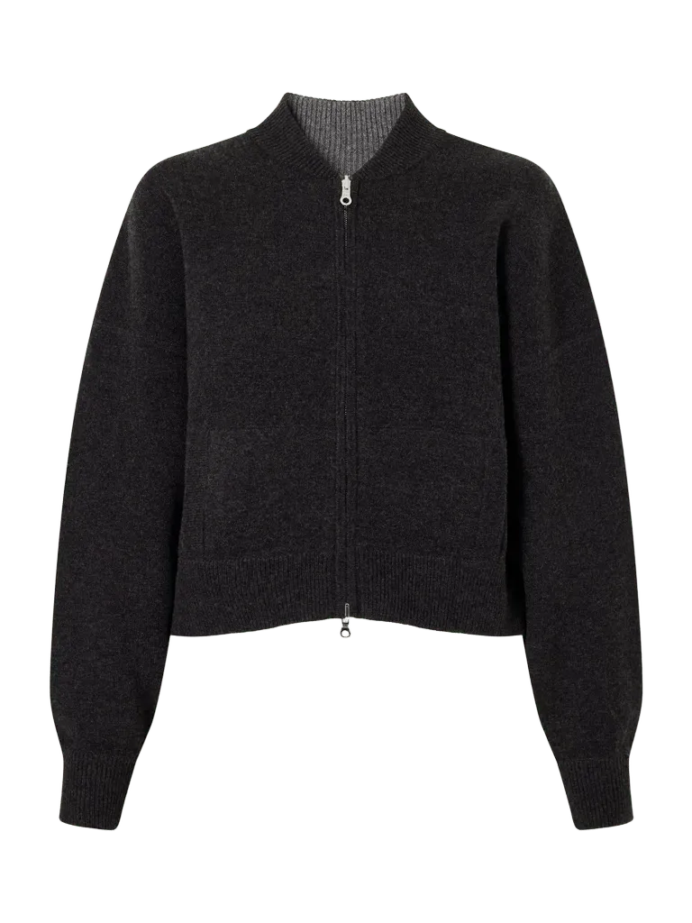 New Jace cashmere zip-up cardigan