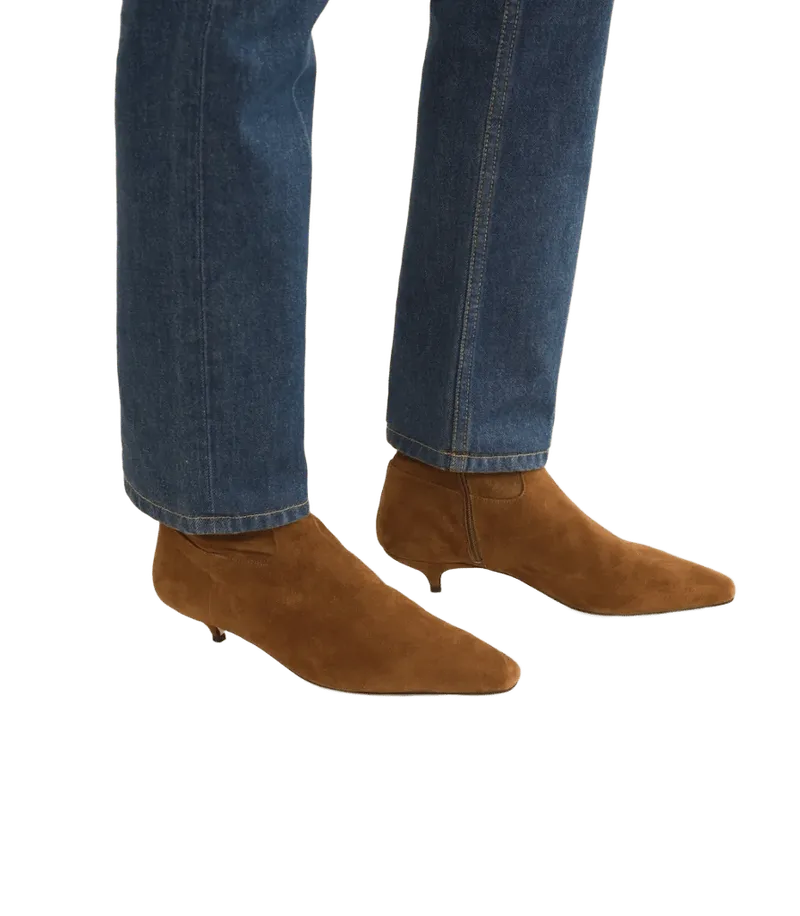 DEVI BOOT -- TORTOISE STRETCH SUEDE