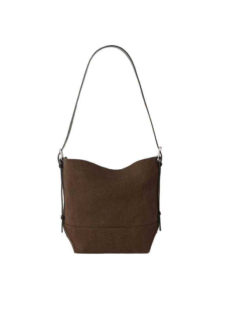 SMALL BELTED TOTE IN ECO HEAVY COTTON CANVAS