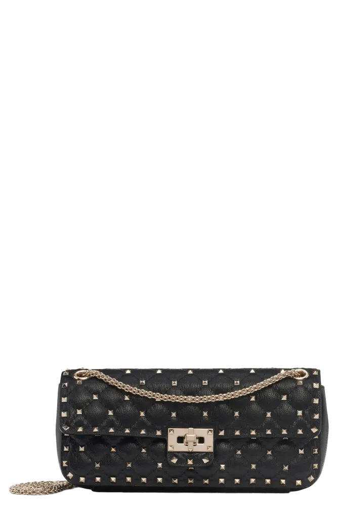Rockstud Small Leather Shoulder Bag