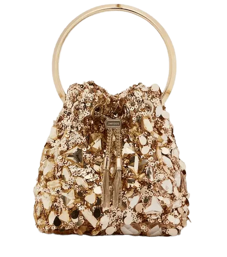 Bon Bon Small embellished bucket bag