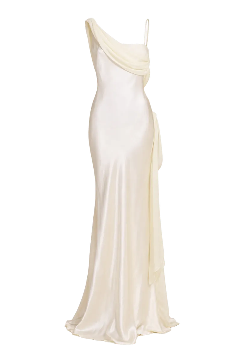 Helena dress in ivory