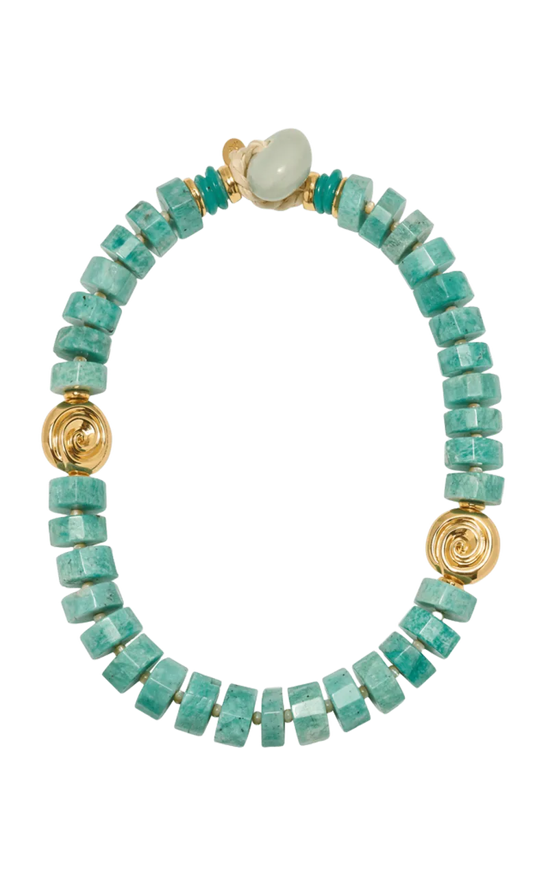 Nautilus Collar In Amazonite