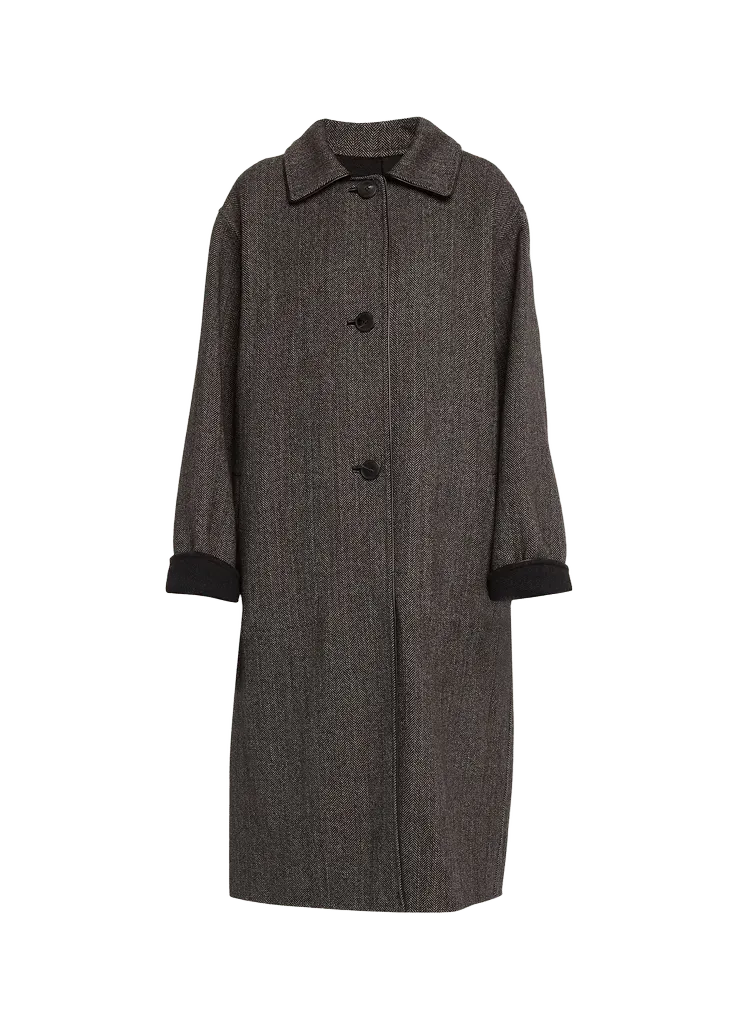 Oversized Reversible Wool-Cashmere Coat