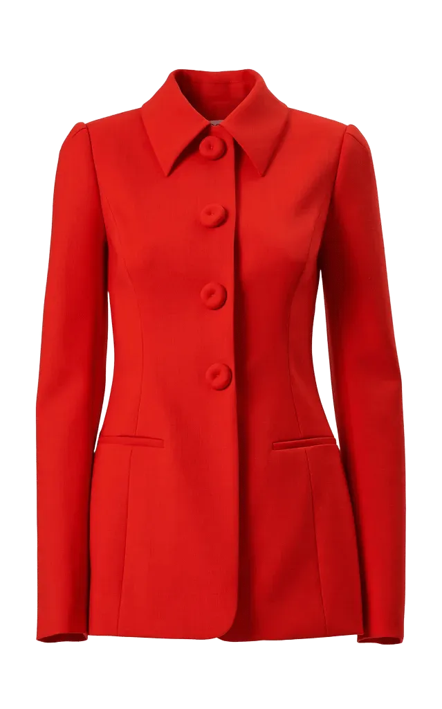 Tailored Wool-Blend Jacket