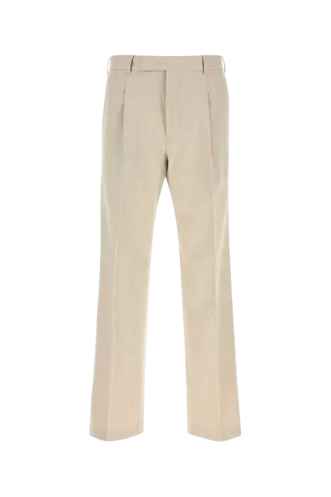 Pt Torino Pantalone Pinces Trouser — Beige