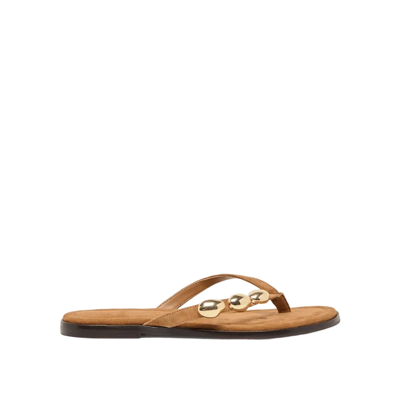 Juny Sandals Teak Suede