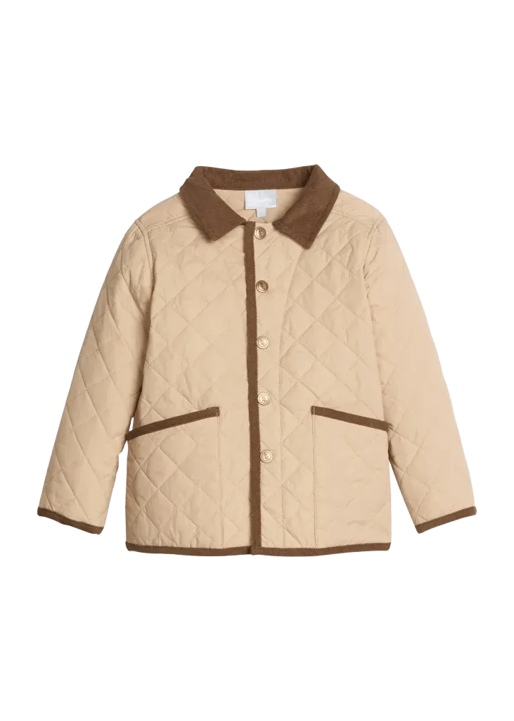 Classic Quilted Jacket - Khaki
