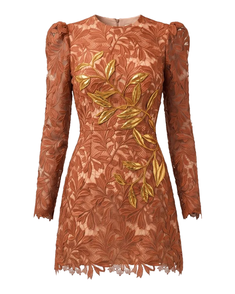 Savannah Floral Lace Mini Dress