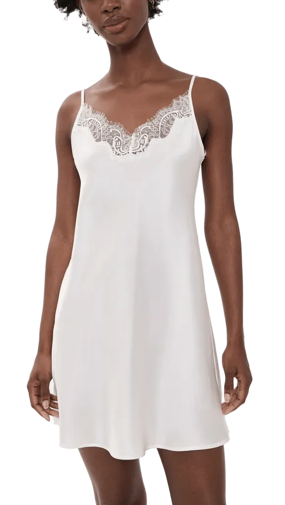 Silk Lace Slip Dress