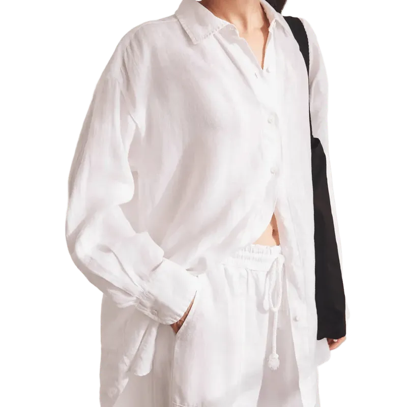 Stella Linen Button Down