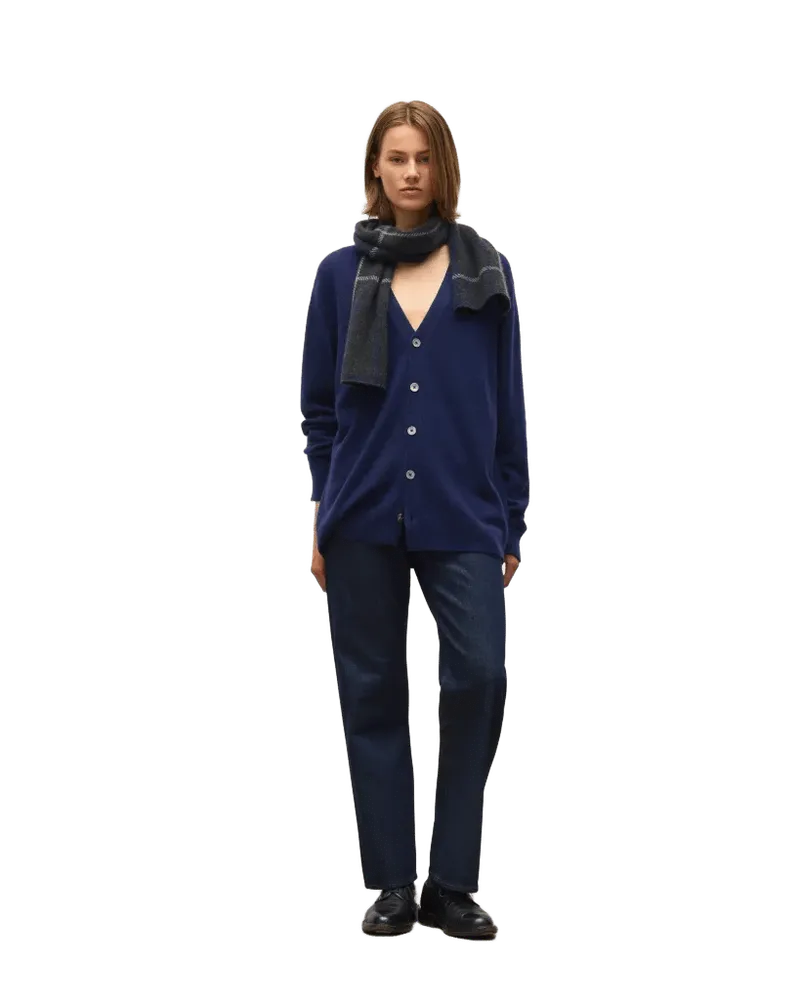 Boyce Blue Brushed Cashmere-Silk Cardigan