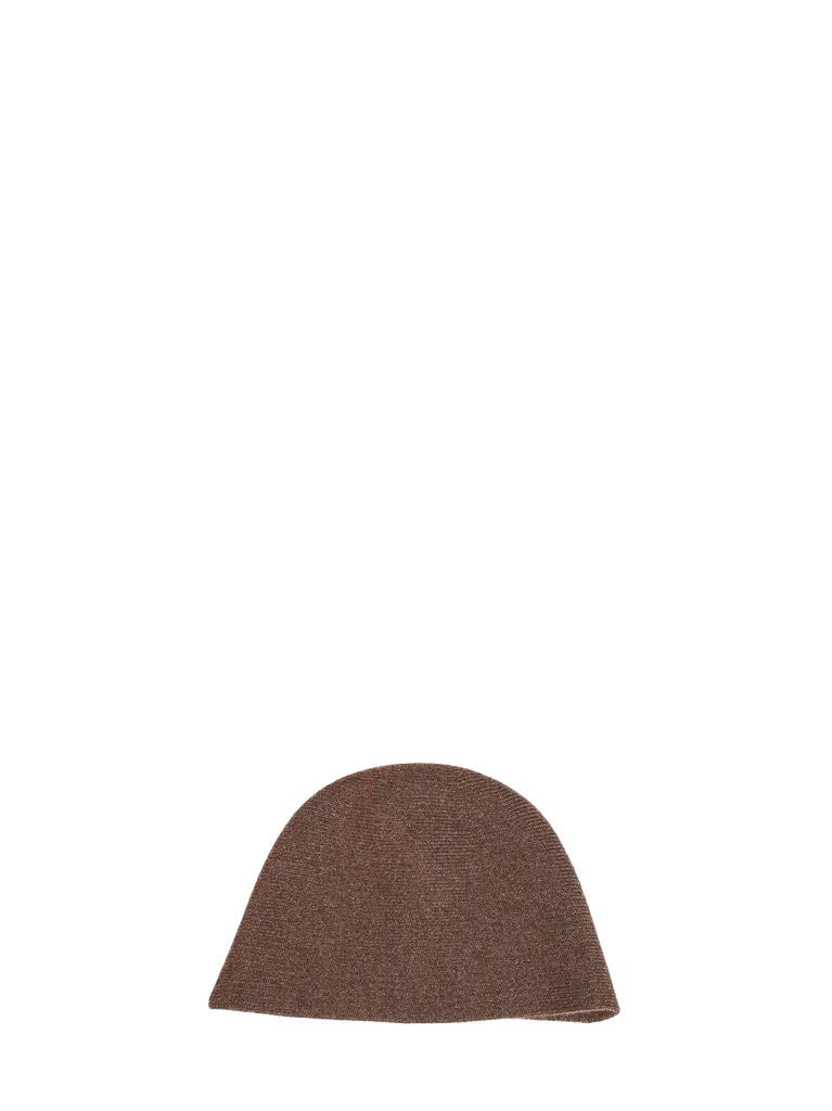 Uma Wang UK0052-UW600 Cashmere Knit Bucket Hat — Brown