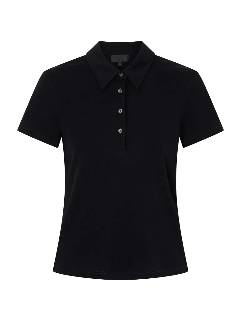 Trayelle wool polo shirt