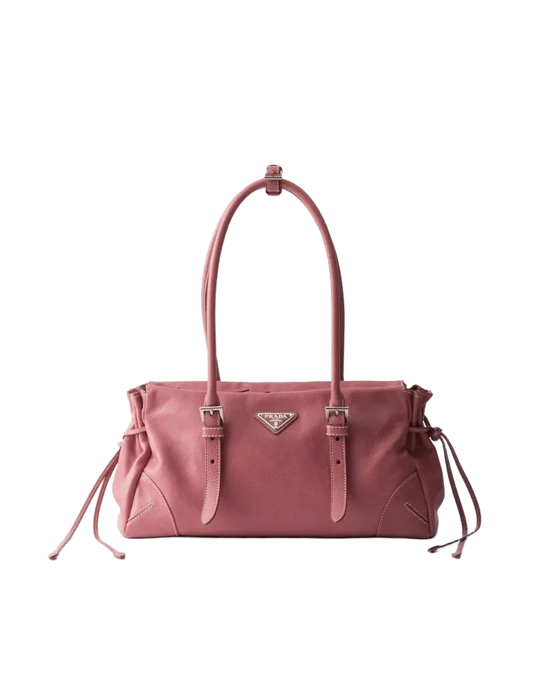 Prada Karin medium antiqued leather tote bag