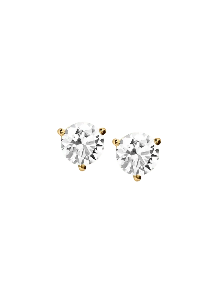 CLASSIC MARTINI STUD EARRINGS IN MOISSANITE